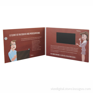 4.3 Inch LCD Video Greeting Card for Promotion